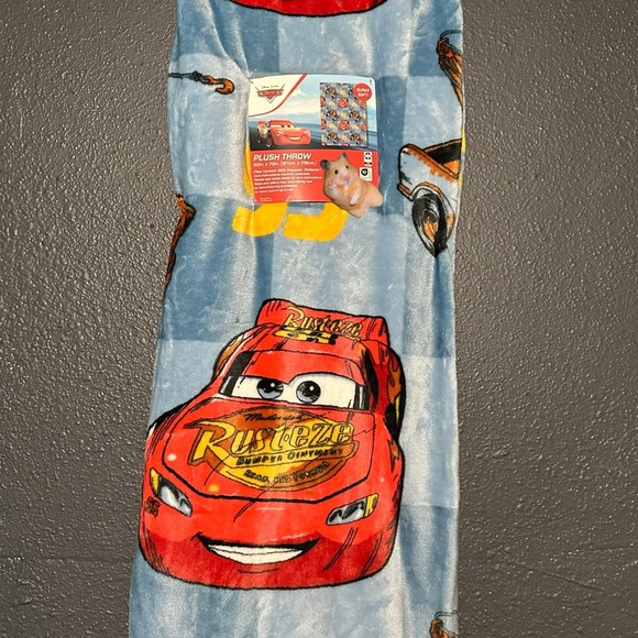 Disney Other - VIRAL Disney Cars Blue and Red Plush Throw
